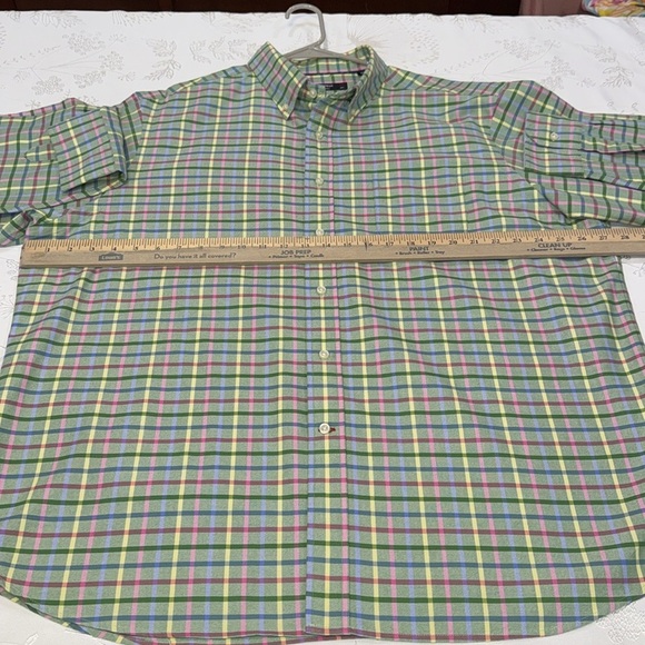 Daniel Cremieux 2XL l/s button down shirt in plaid 100% cotton - Picture 6 of 7